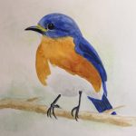 bird watercolor painting